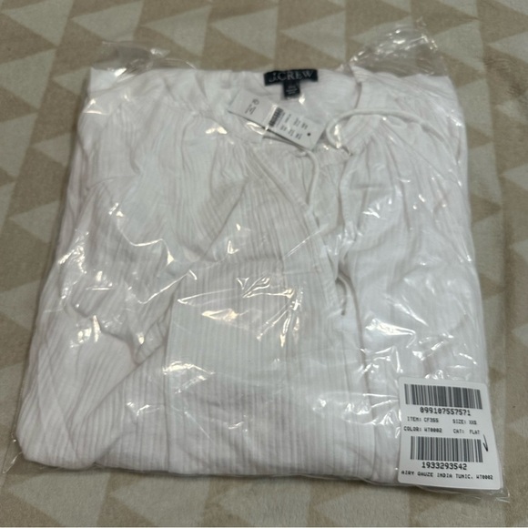 J crew white Airy gauze tunic dress - Picture 5 of 6